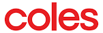 coles logo in red lettering against white background